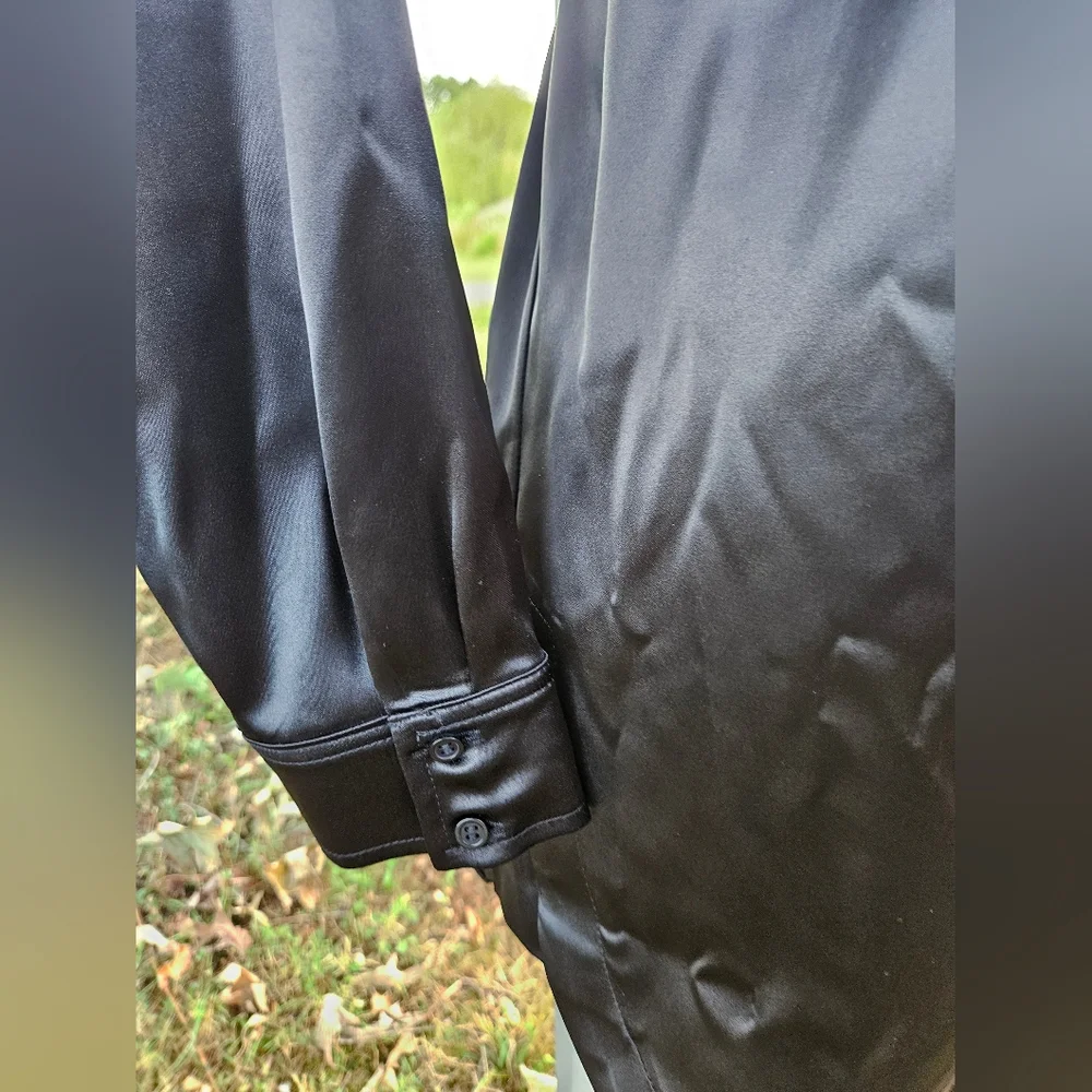 Intempo Black Satin Tunic - Picture 4 of 11